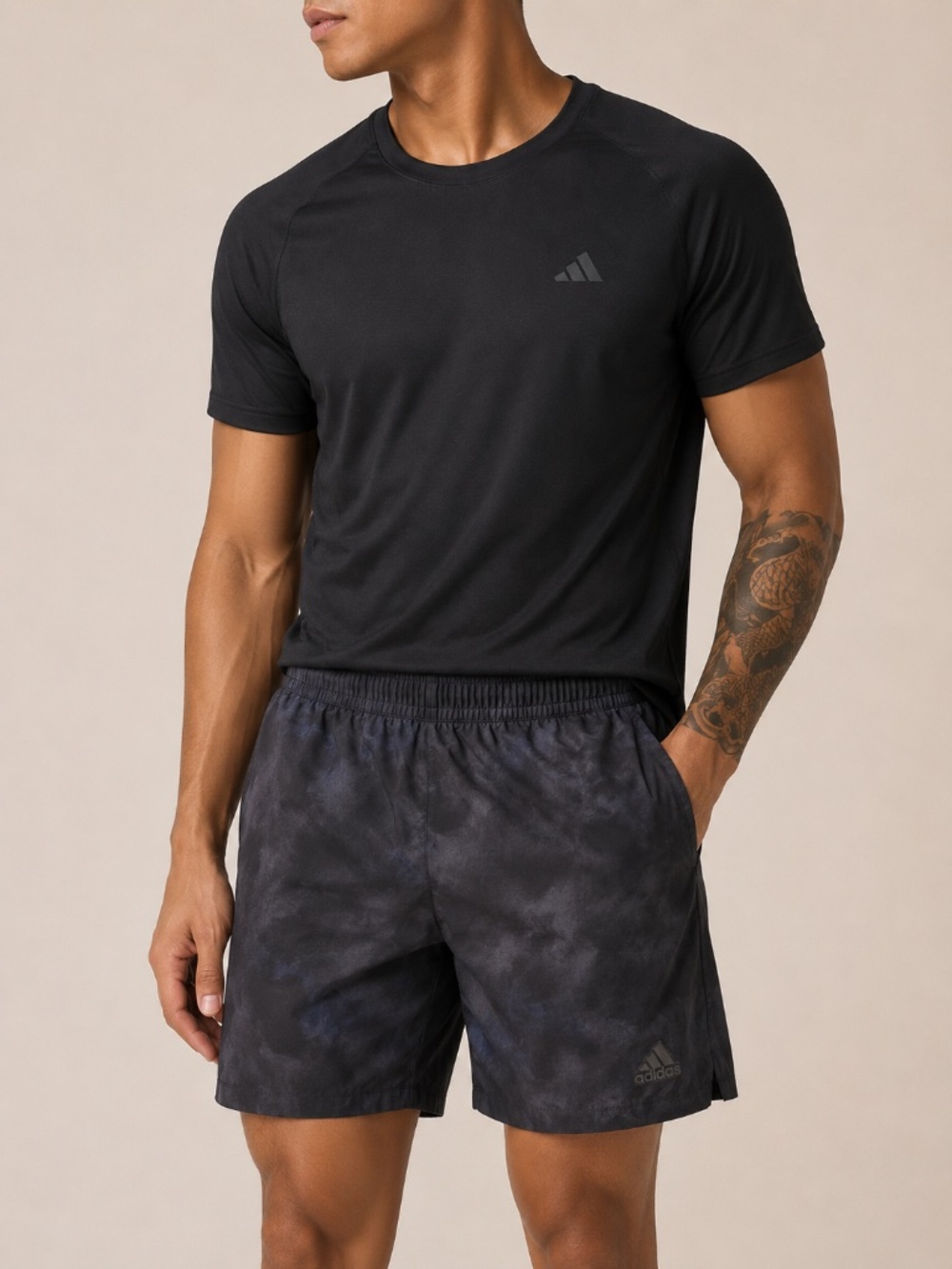 Adidas Training Essentials Seasonal All Over Print Short, Size M